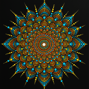 Expansion Of The Universe - Dot Mandala Painting