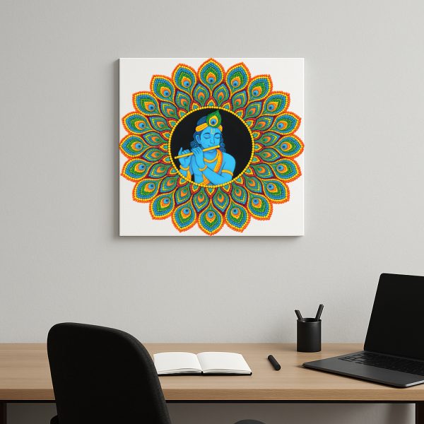 Shree Krishna - Dot Mandala Painting - Image 3