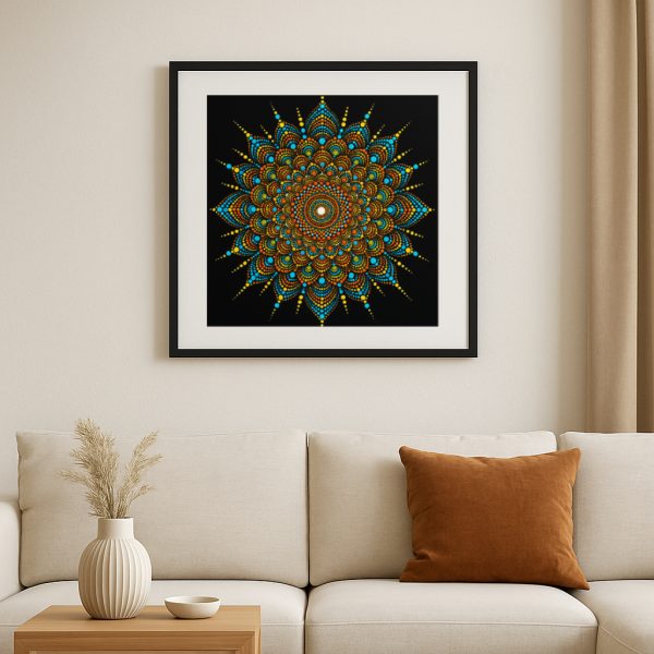 Expansion Of The Universe - Dot Mandala Painting - Image 2