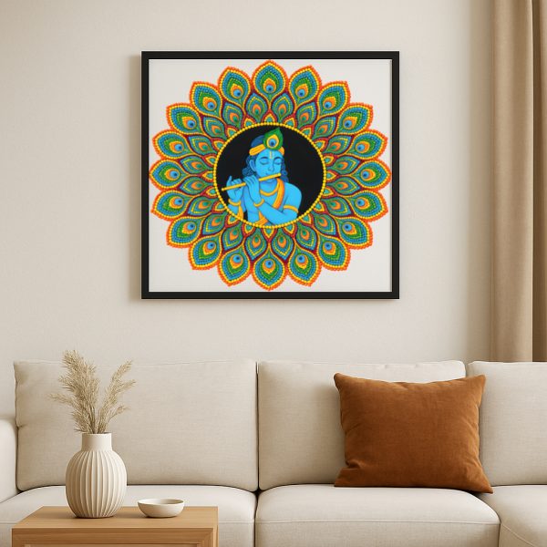 Shree Krishna - Dot Mandala Painting - Image 2